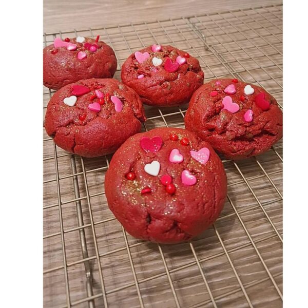 Galletas de Red velvet